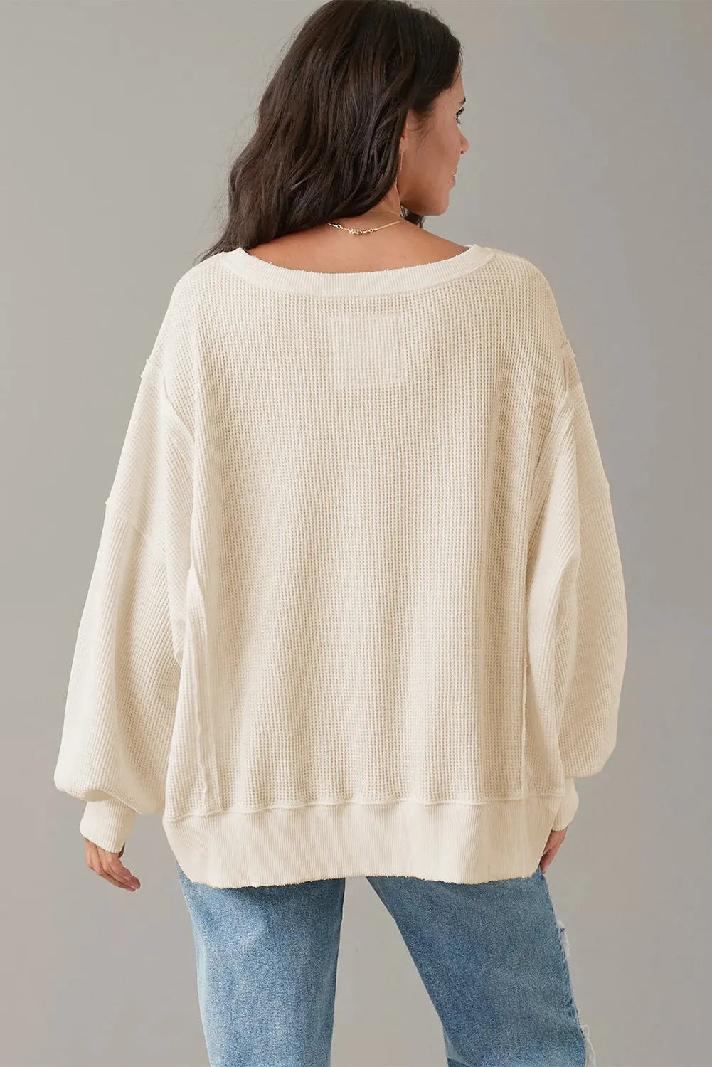 Whitney Waffle Knit Top