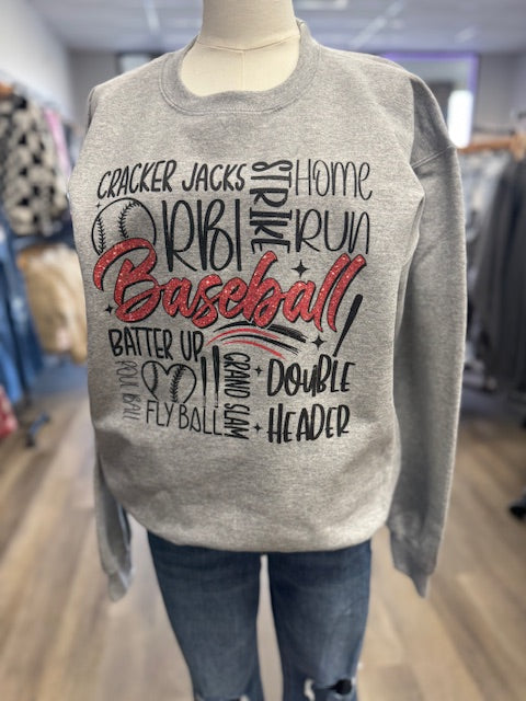 Let's Play Baseball Sweatshirt