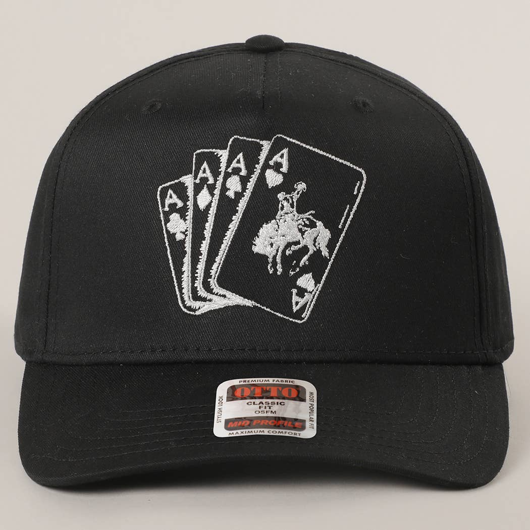 Cowboy Card Trucker Hat