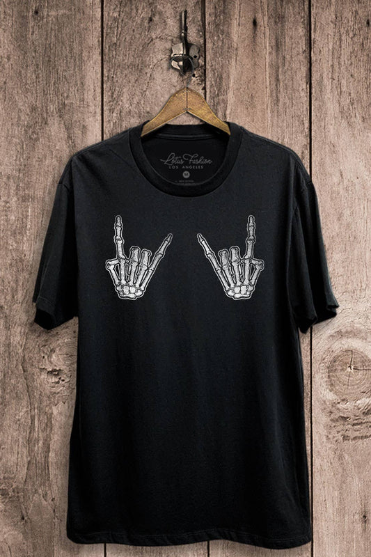 Skeleton Hands Graphic T