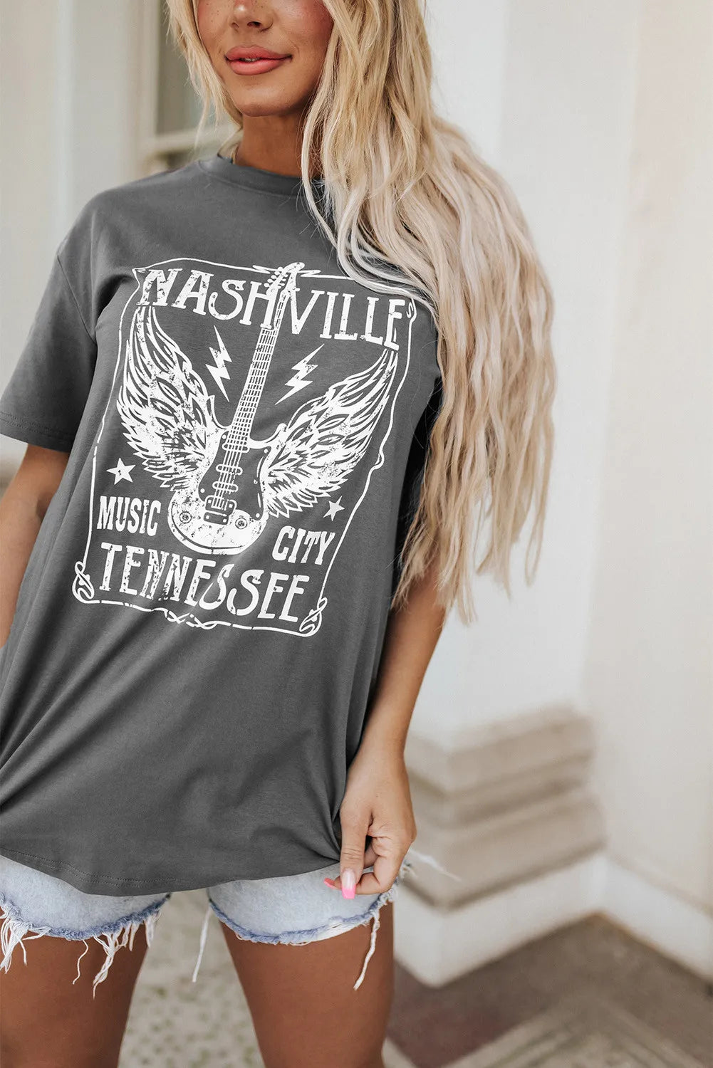 Nashville Guitar Oversized Tee!