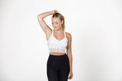 Juliette Lace Bralette by JadyK - White