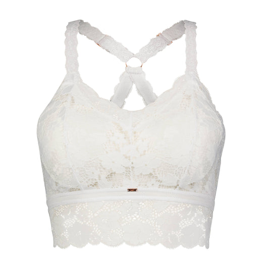 Juliette Lace Bralette by JadyK - White