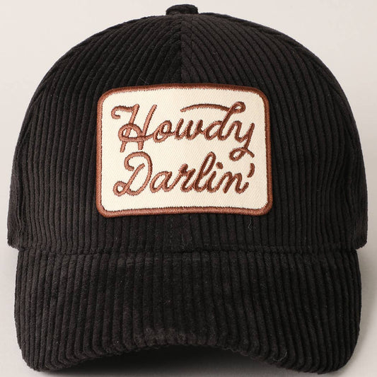 Howdy Darlin' Hat - Black