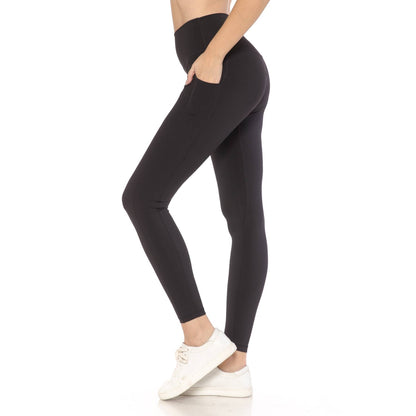 Premium Nylon Leggings - Black