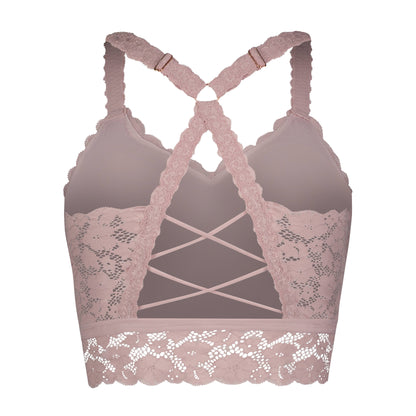 Juliette Lace Bralette by JadyK - Lilac